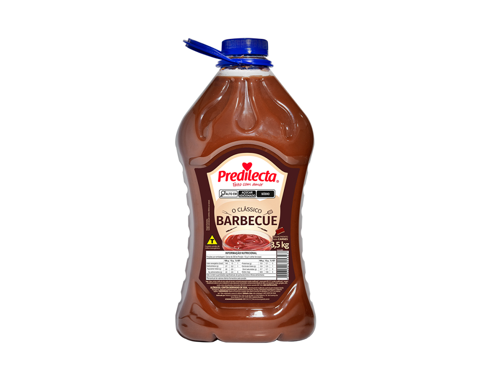 MOLHO BARBECUE PREDILECTA 3,5 KG (CX 4 GL)
